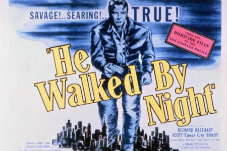 Image result for he walked by night 1948  gif
